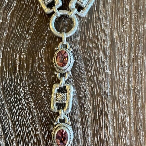 Sarda(tm) 2.72ctw Oval Morganite Color Mystic Topaz(r) Necklace - Picture 1 of 3